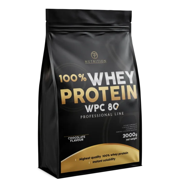 WHEY PROTEIN-WPC80, 2000 gr